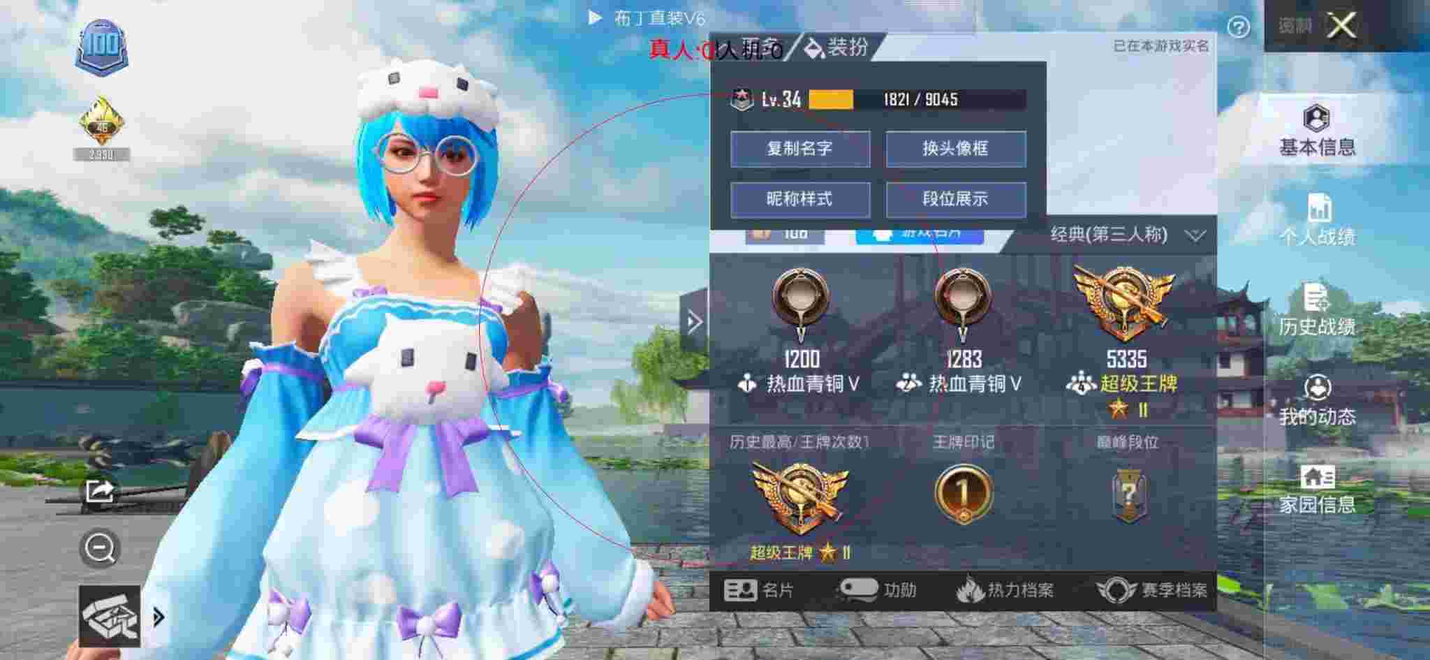 和平精英布丁直装透视 - 和平辅助卡片素材文字图片高清辅助预览图